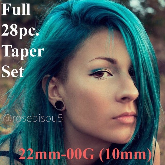 Jewelry - Acrylic Stretch Taper & Silicone Gauging 28pc Set